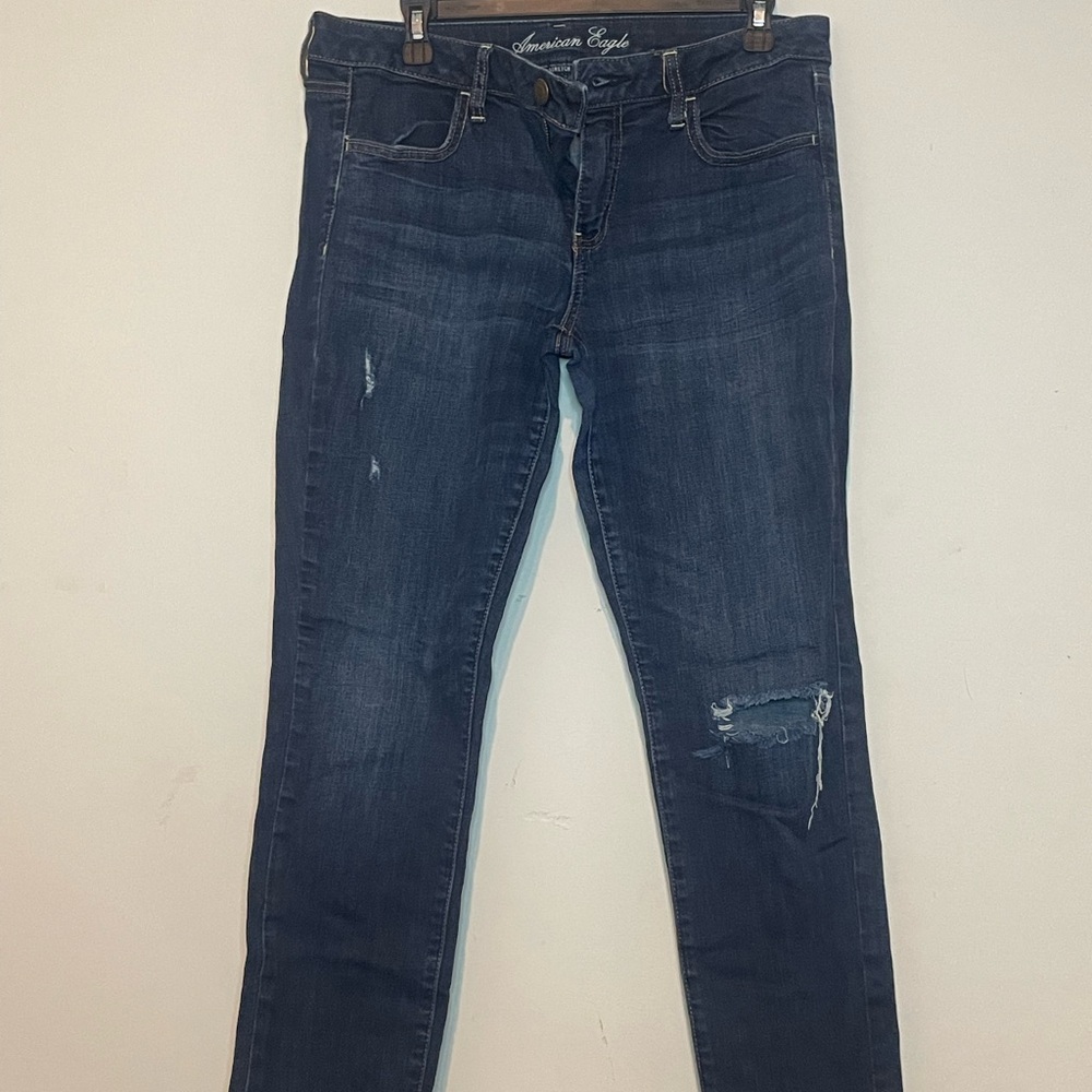Straight leg jeans
